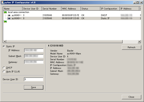 Overview of the pylon IP Configurator